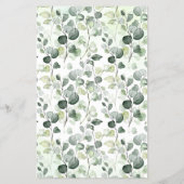 Woodland waar ze Baby shower Game Kaart (Achterkant)