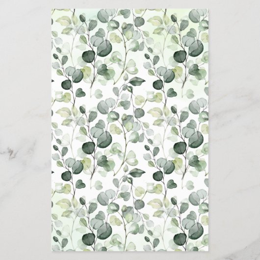 Woodland waar ze Baby shower Game Kaart (Achterkant)