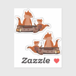 Woodland Warmth Origineel Kunstwerk door Tia Sticker