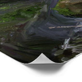 Woodland Waterfall Poster (Hoek)