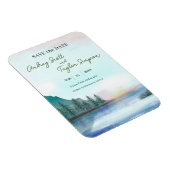 Woodland Wedding Save the Date Magnet (Côté Droit)