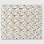 Woodland Whimsical Forest Animals Winter Cadeaupapier (Vlak)