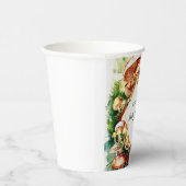 Woodland Whimsical Mushroom Baby shower Papieren Bekers (Rechts)