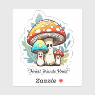 "Woodland Whimsy Art" Sticker