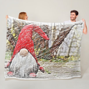 Woodland Whimsy Fleece Deken