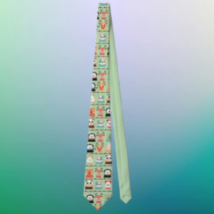 Woodland Whimsy Pals Necktie Stropdas