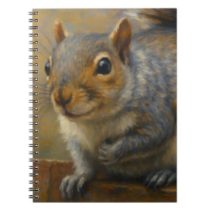Woodland Whimsy - Realistisch Eekhoornportret Notitieboek