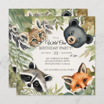 Woodland Wild One 1st Verjaardagsfeest
