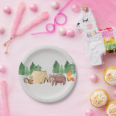 Woodland Wild ONE Papieren Bordje (Feest)