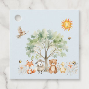 Woodland Wildlife Baby shower Gift Labels