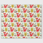 Woodland Wildlife Cadeaupapier (Vlak)