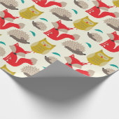 Woodland Wildlife Cadeaupapier (Hoek)