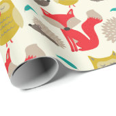 Woodland Wildlife Cadeaupapier (Rol Hoek)