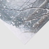 Woodland Winter Fox Tissuepapier (Detail)