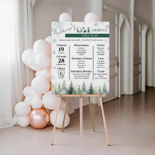 Woodland Winter ONE derland Jalons Poster