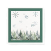 Woodland Winter ONEderland Papieren servet