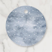 Woodland Winter Shower Forest Animals Gift labels (Achterkant)