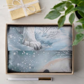 Woodland Winter Wolf Tissuepapier (Geschenk)