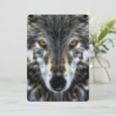 Woodland Wolf Inspirerend Portrait (Staand voorkant)