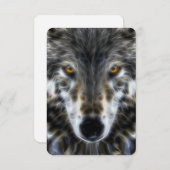 Woodland Wolf Inspirerend Portrait (Voorkant / Achterkant)