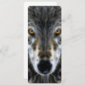 Woodland Wolf Inspirerend Portrait (Voorkant / Achterkant)