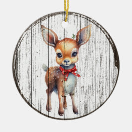 Woodland Wonder - Christmas Deer Ornament