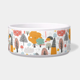 Woodland Wonders Whimsical Enchanted Forest Pet Voerbakje