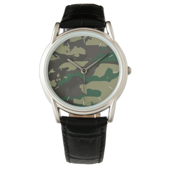 Woodlands camouflage horloge (Voorkant)