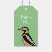 Woodpecker Bird Natuur Animal Personalized Cadeaulabel (Achterkant)