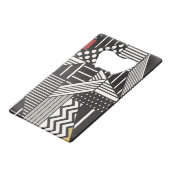 Woodpecker Credit Card Bottle Open Kredietkaart Flessenopener (Achterkant Gekanteld)