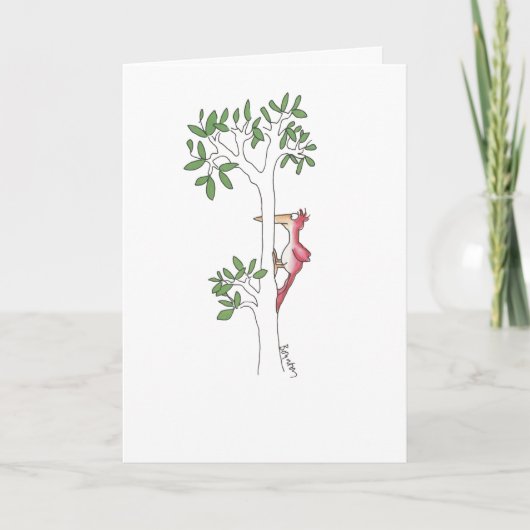 Woodpecker Kaart (Voorkant)