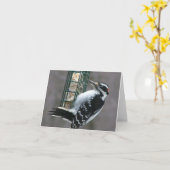 Woodpecker Note Kaart (Gele Bloem)