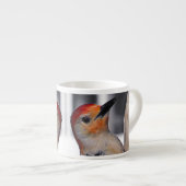 Woodpecker Portrait Espresso Kop (Voorkant rechts)