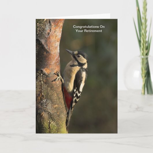 Woodpecker Retirement Kaart (Voorkant)