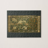 Woodpecker van William Morris,  textielkunst Legpuzzel (Horizontaal)