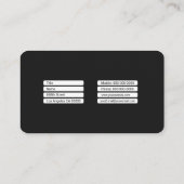 Woodpecker Visitekaartje (Achterkant)