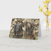 Woodpile Kaart (Gele Bloem)