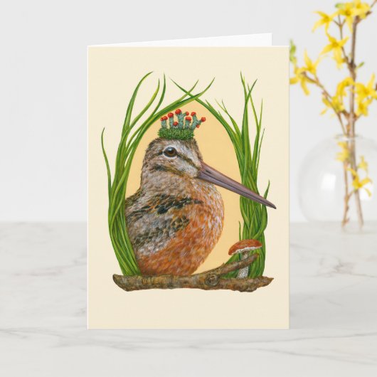 Woodrow la carte à bois (Fleur jaune)