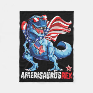 Woodrow Wilson Amerikaanse vlag 4 juli Fleece Deken