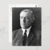 Woodrow Wilson Briefkaart (Voorkant / Achterkant)