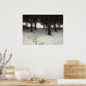 Woods en hiver - Charles W. Eaton Poster d'art (Cuisine)
