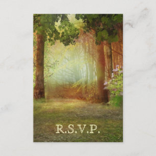 Woods Forest Outdoor Décontracté élégant carte RSV