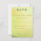 Woods Forest Outdoor Décontracté élégant carte RSV (Dos)