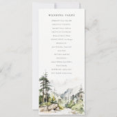 Woods Mountain Landscape Sketch Programme de maria (Dos)