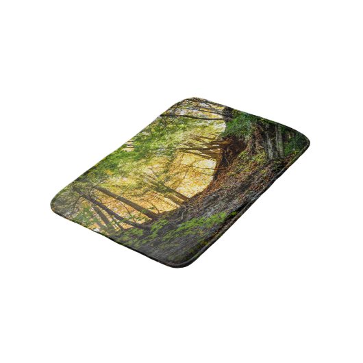 Woods Sunset Nature Bath Mat (Gekanteld)