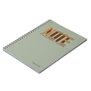 Woodshop Project-laptop Notitieboek