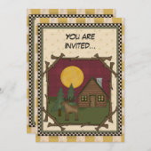 Woodsie Cabine à tout but Invitation (Devant / Derrière)