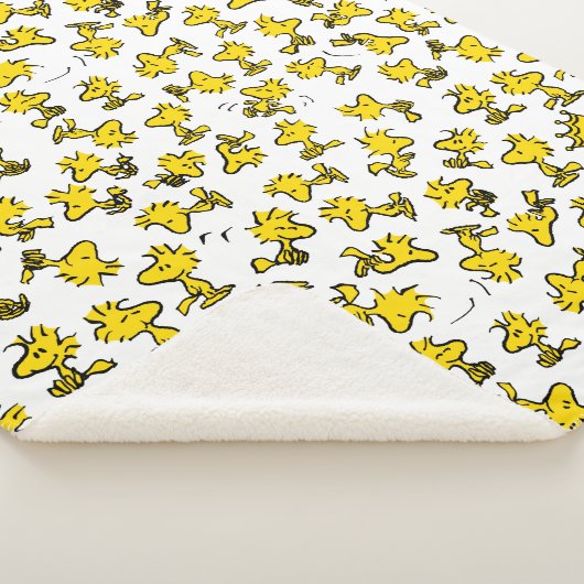 Woodstock Classic Design Pattern Sherpa Deken (3/4)