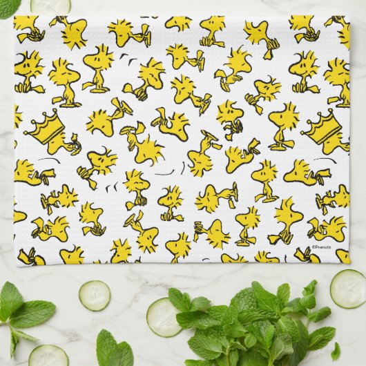 Woodstock Classic Design Pattern Theedoek (Gevouwen)