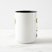 Woodstock Cool Sunbril Pattern | Jouw namen toevoe Mok (Midden)